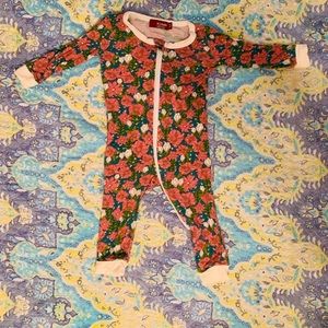 Milk Barn Floral Zip Up